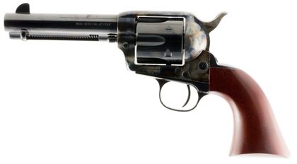 Taylor's 1873 Cattleman .45 Colt SAO Revolver - Classic Walnut Blued