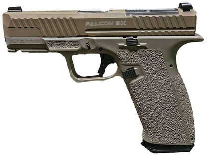 Falcon 9X Gen 1: Elite FDE 9mm Pistol, 17+1 Capacity, Lightweight Design