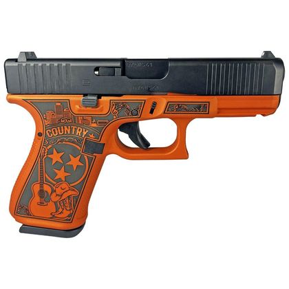 Glock 19 Gen5 Compact 9mm, 15-Round Tennessee Orange Handgun