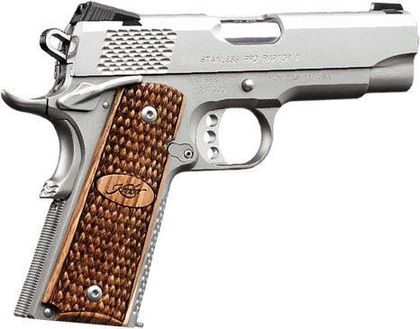 Kimber Pro Raptor II 9mm 1911 - Stainless Zebrawood Elegance