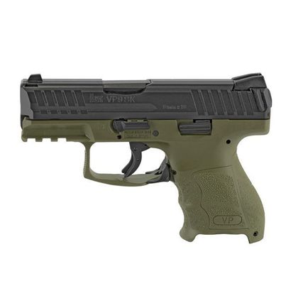 HK VP9SK Gen 1 Green 9mm Subcompact Pistol - Ergonomic & Reliable