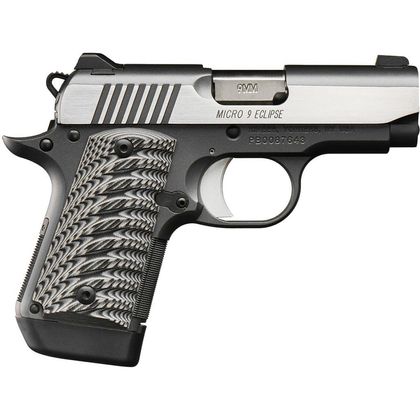 Kimber Micro 9 Eclipse Gen 1 - Charcoal Grey, 9mm, Tritium Sights, 7rd