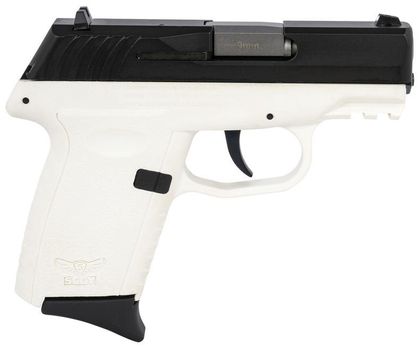 SCCY CPX-2 Gen3 9mm DAO Compact Pistol - Black/White Frame