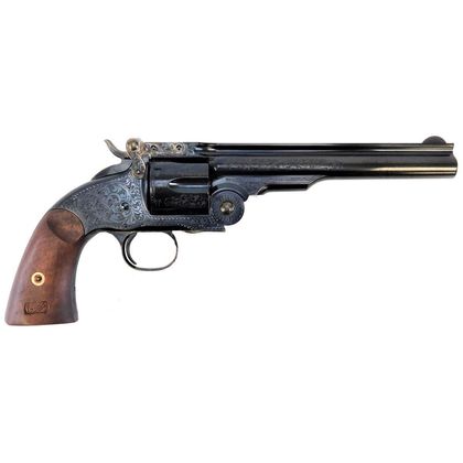 Taylors Top Break Schofield Gen 1 .44-40 Engraved Revolver