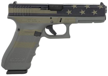 GLOCK G22 Gen 4 .40 S&W Pistol - Operator Flag Cerakote Edition