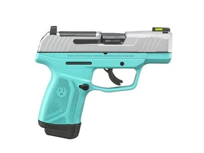 Ruger MAX-9 Gen 1 Turquoise Talo 9mm Pistol - Striker-Fired Optic Ready