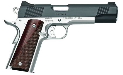 Kimber Custom II Two-Tone .45 ACP Elite 1911 with Rosewood Grips