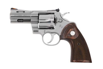 Colt Python Gen 3 Stainless .357 Magnum Revolver - 3" Walnut Edition