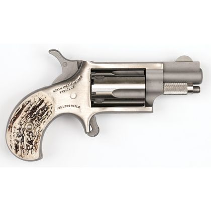 NAA Mini Gen 1 .22LR Revolver - Compact Stainless 5-Round Defender