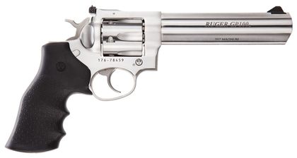 Ruger GP100 Gen 1 .357 Magnum Revolver - 6" Satin Stainless Powerhouse