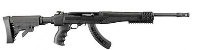 Ruger Tactical 44491 .22 LR Semi-Auto Rifle with Collapsible Stock, 25-Round
