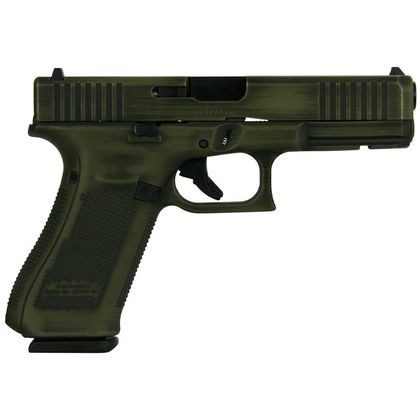 Glock 17 Gen 5 Bazooka Green 9mm, 17-Rd Precision Pistol