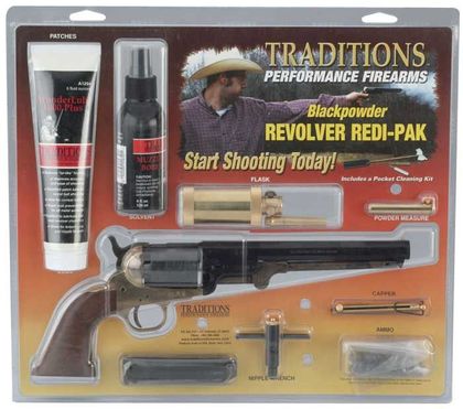 Traditions FRS18581 Civil War .44 Cal Revolver - Heritage Blue Edition