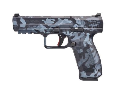 Canik TP9SF Gen 1 Woodland Blue 9mm Pistol - 18+1 Tactical Power