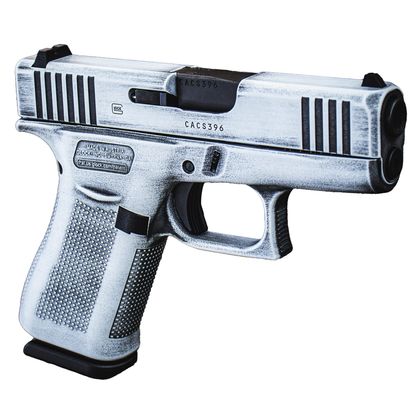 GLOCK 43X Gen 1 Sub-Compact 9mm Pistol - Lightweight White Finish