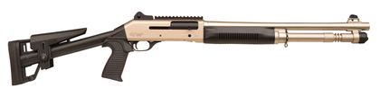 G-Force SAX-2T Gen 1 Tactical 12GA Semi-Auto Shotgun, Nickel/Black 18.5"