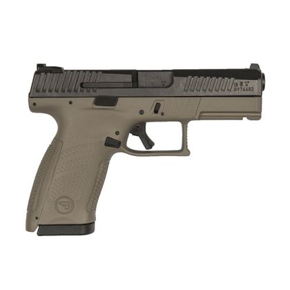 CZ P10 Gen 1 FDE 9mm Night Sight Pistol with Forged Barrel