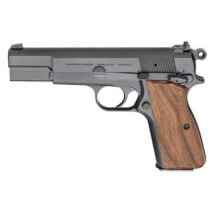 Springfield SA-35 Gen 1: Classic 9mm, Walnut Grip, Blued Finish