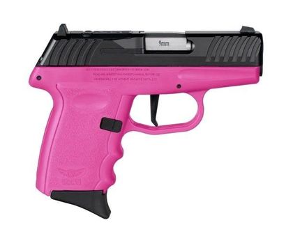 SCCY DVG-1 RDR Pink 9mm Compact Striker-Fired Pistol, 10-Round Capacity