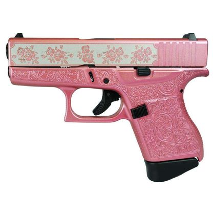 Glock 43 Gen 1 "Medusa Pink" 9mm Custom Compact Pistol