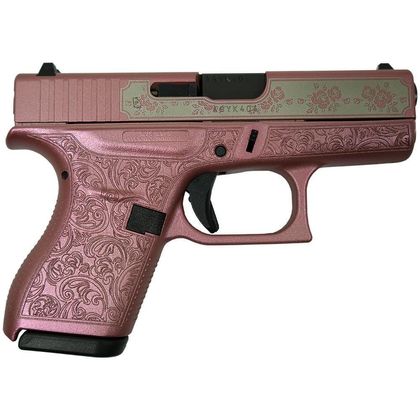 Glock 42 Gen 1 "Glock & Roses Medusa Pink" .380 ACP Compact Handgun