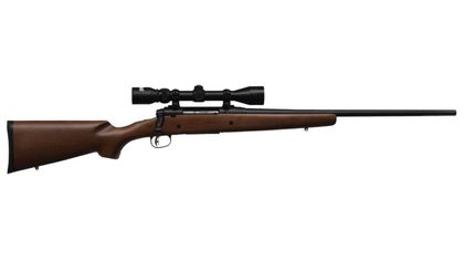 Savage Axis II XP 7mm-08 Rem Hardwood Bolt Action Rifle with Scope
