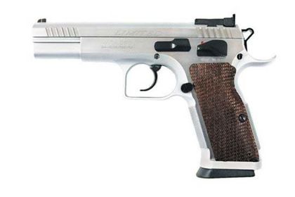 EAA Witness Chrome .380 ACP Semi-Auto Pistol - 17-Rd High-Capacity