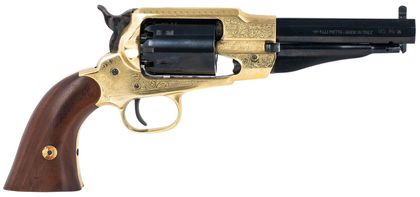 Pietta 1858 Sheriff .44 Revolver - Brass & Blued, 5.5" Barrel Classic