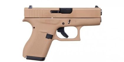 Glock G42 Gen 1 Compact .380 ACP Handgun - Dark Earth Finish