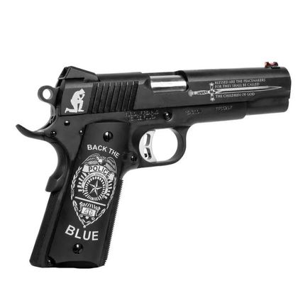 Fusion 1911 Reaction Gen2 10MM Pistol - Black Blued Engraved Edition