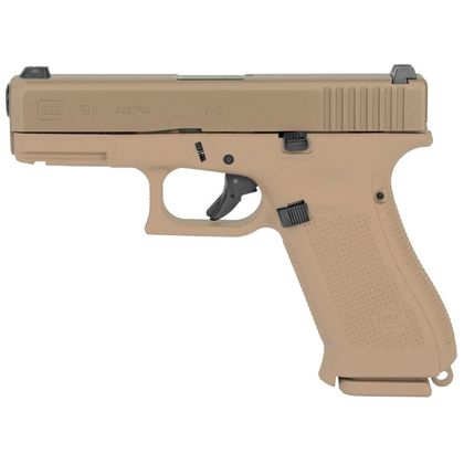 Glock G19X Gen 5 Crossover 9mm Semi-Auto Pistol - Coyote Tan Finish