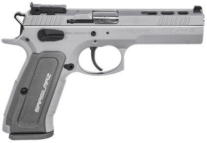 SAR K12 Sport X Duty Gen 1 9mm SAO Pistol, Matte Stainless, 17+1