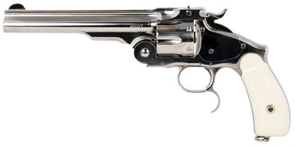 Taylors Russian .45 Colt Revolver, Nickel-Plated, Gen 1 Classic Edition