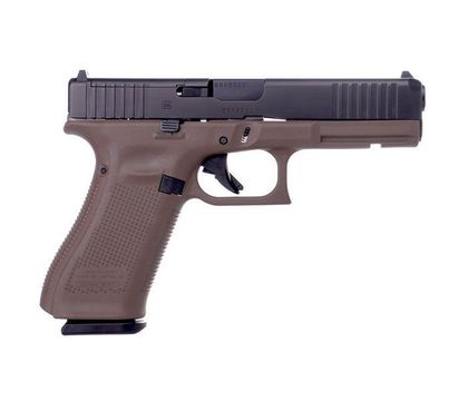 Glock 17 Gen 5 MOS - 9mm, FDE Finish, 17+1 Capacity, Optics Ready
