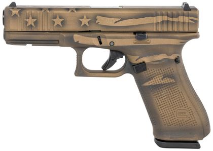 Glock G22 Gen 3 .40 S&W DAO Coyote Flag Cerakote Pistol