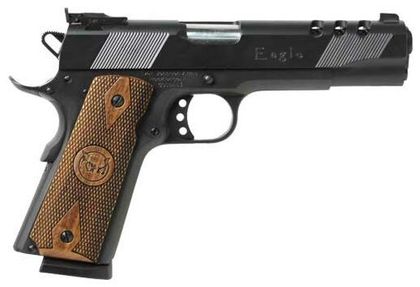 Iver Johnson 1911-A1 Gen 1 Ported .45 ACP Blued/Wood Grips Pistol