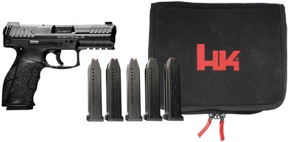 HK VP9 Tac Pack Gen 1: Versatile 9mm Pistol with 5 Mags & Ergonomics