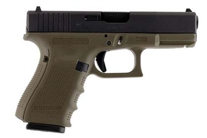 Glock G19 Gen 4 Compact 9mm OD Green Cerakote Pistol