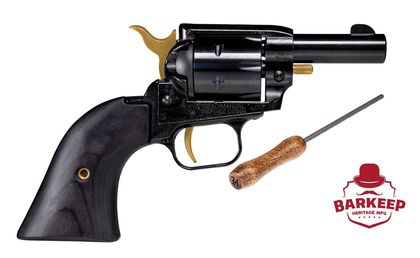 Heritage Barkeep .22LR Compact Revolver - Black/Gold Edition