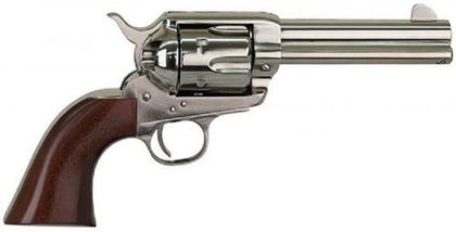 Cimarron Pistolero Gen 1 Nickel .22 LR Revolver - 4.75" Barrel, 10-Rounds