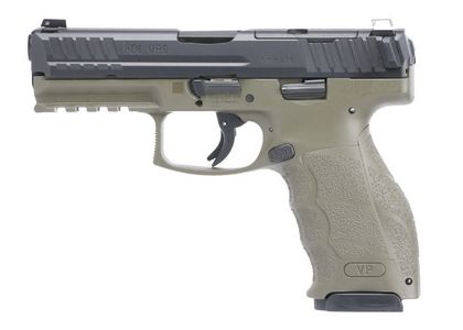 HK VP9-B Gen 1 9mm Optics-Ready Pistol - Black & Olive Drab Green