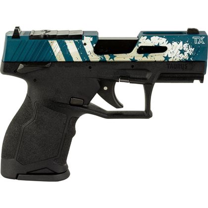 Taurus TX22 Compact Gen 1 .22 LR Semi-Auto Pistol - Black Patriot Edition