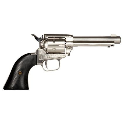 Heritage Rough Rider .22 LR Nickel Revolver - 4.75" Barrel, 6-Round Classic