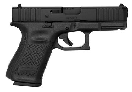Glock G19 Gen 5 Compact 9mm Pistol with Night Sights - Black Finish
