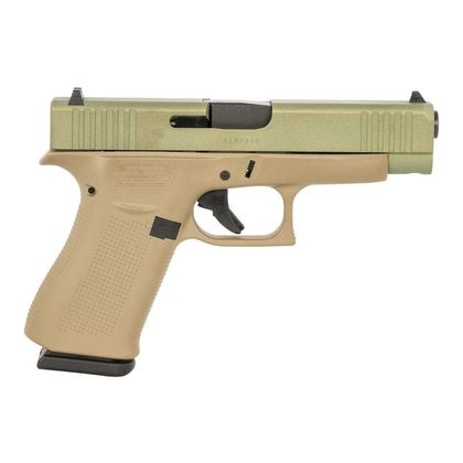 Glock G48 Gen 1 Coyote Tan 9mm Compact Pistol, 10rd, 4.17" Barrel