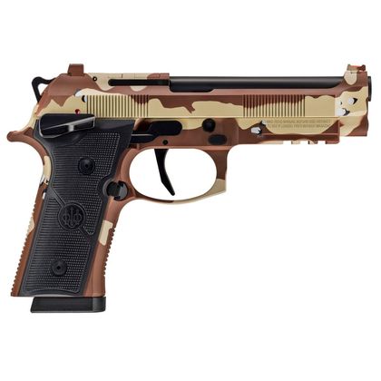 Beretta 92XI Combat Camo Gen 1 Pistol - 9MM, 18 Rds, Fiber Optic Sights