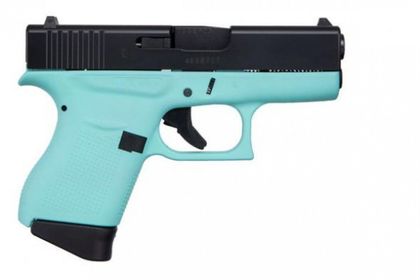 G43 Gen 1 Compact 9MM Pistol - Robin's Egg Blue Self-Defense Style
