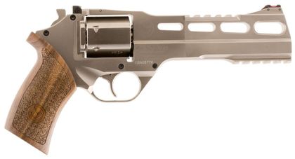 Chiappa Rhino 60DS Magnum Revolver - Nickel & Walnut Precision Shooter