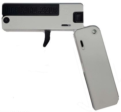 Trailblazer Lifecard Gen1 .22 LR Folding Pocket Pistol - White Edition