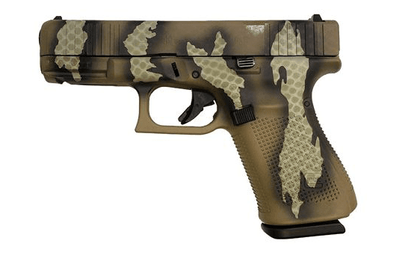 Glock 19 Gen 5 Riptile Camo 9mm - 15+1 Semi-Auto Pistol